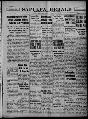Sapulpa Herald (Sapulpa, Okla.), Vol. 2, No. 296, Ed. 1 Thursday, August 17, 1916