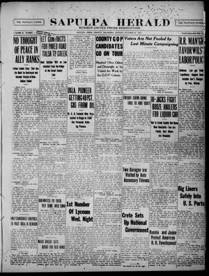 Sapulpa Herald (Sapulpa, Okla.), Vol. 3, No. 38, Ed. 1 Monday, October 16, 1916
