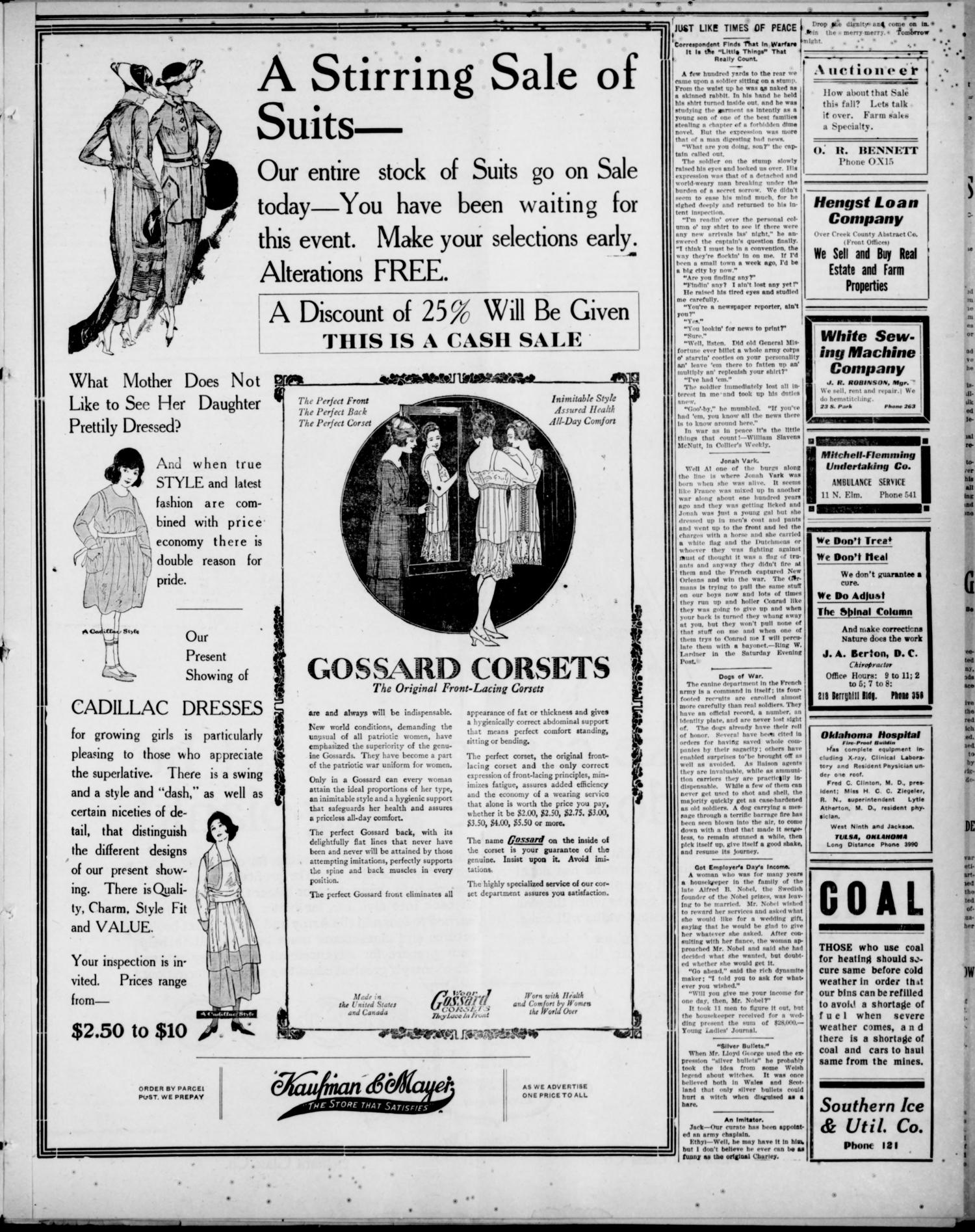 Sapulpa Herald (Sapulpa, Okla.), Vol. 5, No. 66, Ed. 1 Monday, November 18, 1918
                                                
                                                    [Sequence #]: 3 of 6
                                                