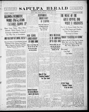 Sapulpa Herald (Sapulpa, Okla.), Vol. 3, No. 186, Ed. 1 Tuesday, April 10, 1917