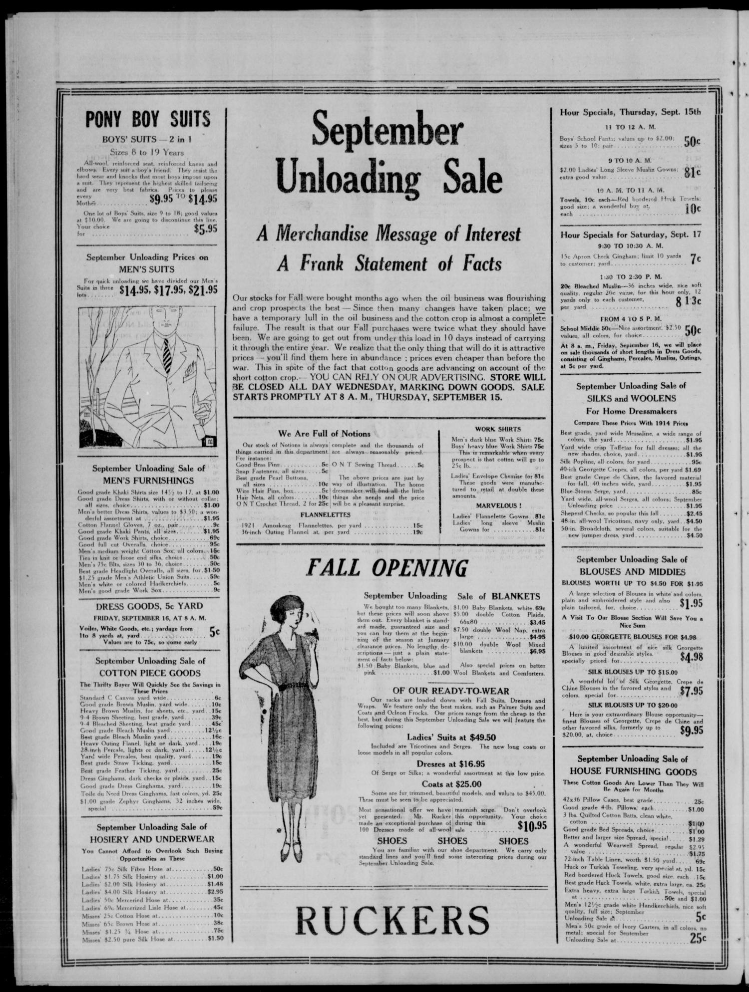 Sapulpa Herald (Sapulpa, Okla.), Vol. 8, No. 11, Ed. 1 Wednesday, September 14, 1921
                                                
                                                    [Sequence #]: 8 of 8
                                                