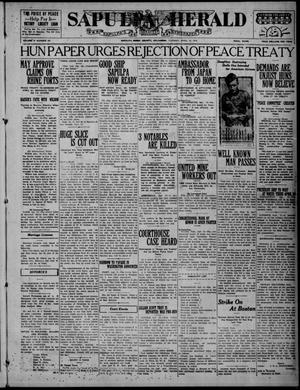Primary view of object titled 'Sapulpa Herald (Sapulpa, Okla.), Vol. 5, No. 191, Ed. 1 Tuesday, April 15, 1919'.