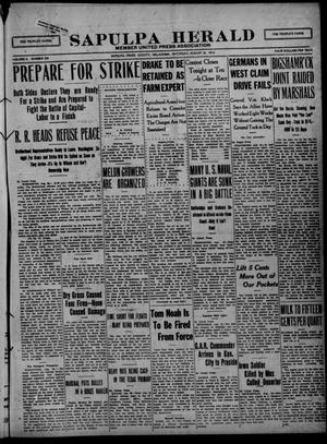 Sapulpa Herald (Sapulpa, Okla.), Vol. 2, No. 304, Ed. 1 Saturday, August 26, 1916