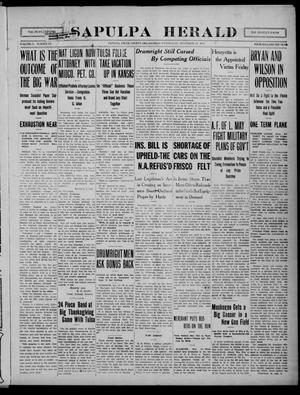 Sapulpa Herald (Sapulpa, Okla.), Vol. 2, No. 60, Ed. 1 Wednesday, November 10, 1915