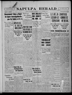 Sapulpa Herald (Sapulpa, Okla.), Vol. 2, No. 59, Ed. 1 Tuesday, November 9, 1915