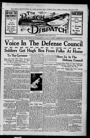 The Black Dispatch (Oklahoma City, Okla.), Ed. 1 Friday, November 30, 1917