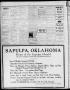 Thumbnail image of item number 2 in: 'Sapulpa Herald (Sapulpa, Okla.), Vol. 1, No. 58, Ed. 1 Saturday, November 7, 1914'.
