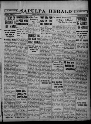 Sapulpa Herald (Sapulpa, Okla.), Vol. 2, No. 136, Ed. 1 Thursday, February 10, 1916