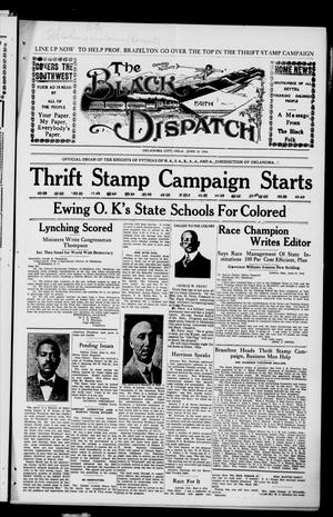 The Black Dispatch (Oklahoma City, Okla.), Ed. 1 Friday, June 14, 1918