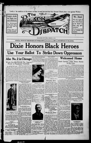 The Black Dispatch (Oklahoma City, Okla.), Ed. 1 Friday, March 14, 1919