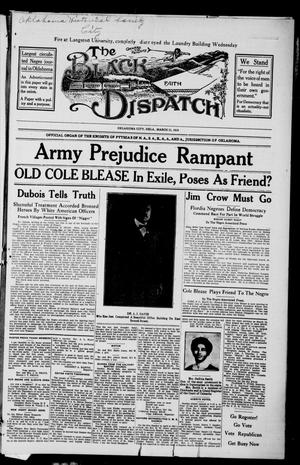 Primary view of object titled 'The Black Dispatch (Oklahoma City, Okla.), Ed. 1 Friday, March 21, 1919'.
