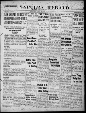 Sapulpa Herald (Sapulpa, Okla.), Vol. 3, No. 13, Ed. 1 Saturday, September 16, 1916