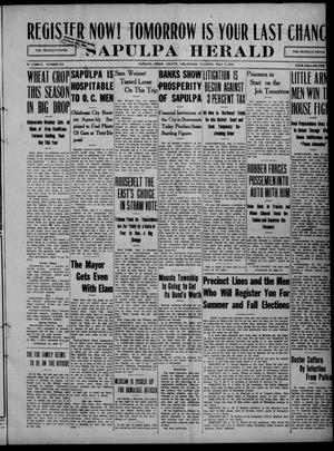 Sapulpa Herald (Sapulpa, Okla.), Vol. 2, No. 212, Ed. 1 Tuesday, May 9, 1916