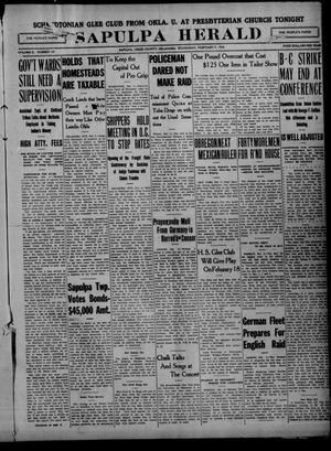 Sapulpa Herald (Sapulpa, Okla.), Vol. 2, No. 135, Ed. 1 Wednesday, February 9, 1916