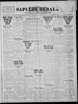 Sapulpa Herald (Sapulpa, Okla.), Vol. 8, No. 172, Ed. 1 Friday, March 24, 1922