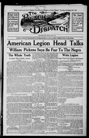 The Black Dispatch (Oklahoma City, Okla.), Ed. 1 Friday, October 3, 1919