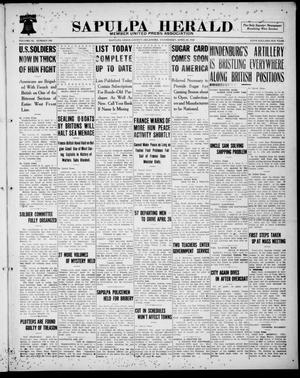 Sapulpa Herald (Sapulpa, Okla.), Vol. 4, No. 198, Ed. 1 Wednesday, April 24, 1918