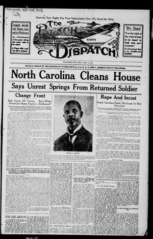 The Black Dispatch (Oklahoma City, Okla.), Ed. 1 Friday, December 12, 1919