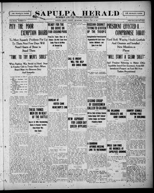 Sapulpa Herald (Sapulpa, Okla.), Vol. 3, No. 274, Ed. 1 Tuesday, July 24, 1917