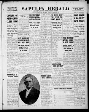 Sapulpa Herald (Sapulpa, Okla.), Vol. 4, No. 168, Ed. 1 Wednesday, March 20, 1918