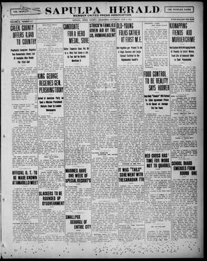 Sapulpa Herald (Sapulpa, Okla.), Vol. 3, No. 237, Ed. 1 Saturday, June 9, 1917
