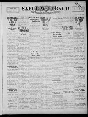 Sapulpa Herald (Sapulpa, Okla.), Vol. 8, No. 189, Ed. 1 Thursday, April 13, 1922
