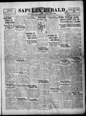 Sapulpa Herald (Sapulpa, Okla.), Vol. 14, No. 59, Ed. 1 Wednesday, November 9, 1927