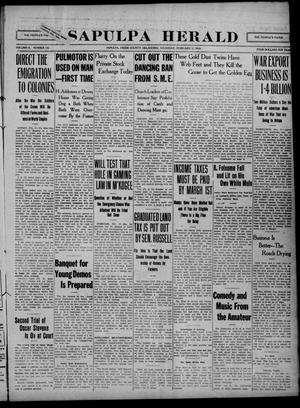 Sapulpa Herald (Sapulpa, Okla.), Vol. 2, No. 142, Ed. 1 Thursday, February 17, 1916