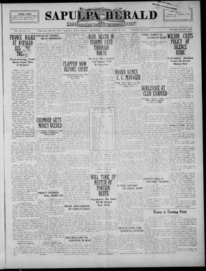 Sapulpa Herald (Sapulpa, Okla.), Vol. 8, No. 193, Ed. 1 Tuesday, April 18, 1922