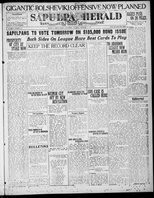 Sapulpa Herald (Sapulpa, Okla.), Vol. 5, No. 151, Ed. 1 Thursday, February 27, 1919