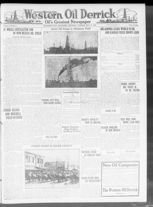 Western Oil Derrick (Oklahoma City, Okla.), Vol. 4, No. 5, Ed. 1 Saturday, July 31, 1920