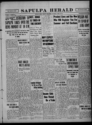 Sapulpa Herald (Sapulpa, Okla.), Vol. 2, No. 204, Ed. 1 Saturday, April 29, 1916