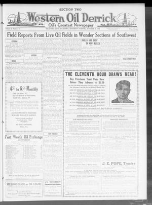 Western Oil Derrick (Oklahoma City, Okla.), Vol. 4, No. 17, Ed. 2 Saturday, October 23, 1920