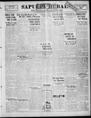 Sapulpa Herald (Sapulpa, Okla.), Vol. 9, No. 185, Ed. 1 Tuesday, April 8, 1924