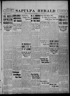 Primary view of object titled 'Sapulpa Herald (Sapulpa, Okla.), Vol. 2, No. 151, Ed. 1 Monday, February 28, 1916'.