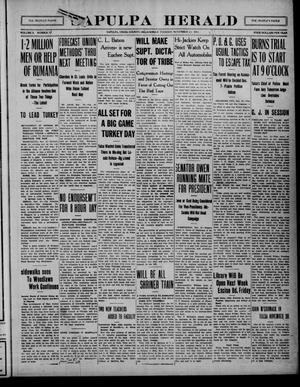Sapulpa Herald (Sapulpa, Okla.), Vol. 2, No. 71, Ed. 1 Tuesday, November 23, 1915