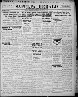 Sapulpa Herald (Sapulpa, Okla.), Vol. 5, No. 47, Ed. 1 Saturday, October 26, 1918