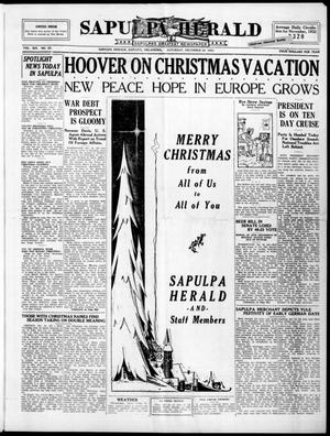 Sapulpa Herald (Sapulpa, Okla.), Vol. 19, No. 97, Ed. 1 Saturday, December 24, 1932