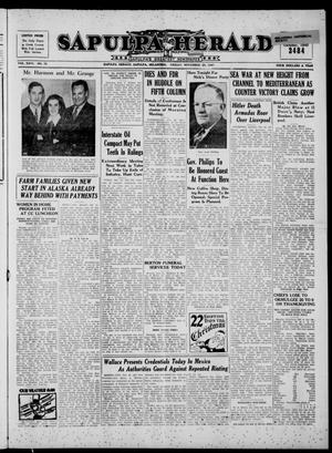 Sapulpa Herald (Sapulpa, Okla.), Vol. 26, No. 75, Ed. 1 Friday, November 29, 1940