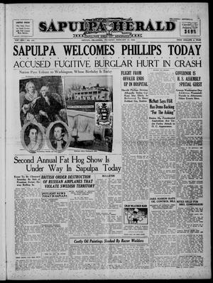 Sapulpa Herald (Sapulpa, Okla.), Vol. 25, No. 146, Ed. 1 Thursday, February 22, 1940