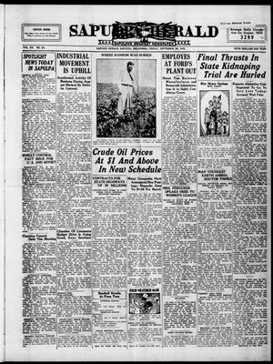 Primary view of object titled 'Sapulpa Herald (Sapulpa, Okla.), Vol. 20, No. 24, Ed. 1 Friday, September 29, 1933'.