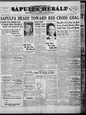 Sapulpa Herald (Sapulpa, Okla.), Vol. 29, No. 174, Ed. 1 Saturday, March 25, 1944