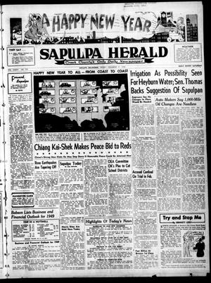 Primary view of object titled 'Sapulpa Herald (Sapulpa, Okla.), Vol. 34, No. 103, Ed. 1 Friday, December 31, 1948'.