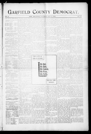 Primary view of object titled 'Garfield County Democrat. (Enid, Okla.), Vol. 2, No. 43, Ed. 1 Thursday, October 5, 1899'.