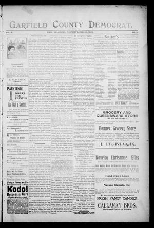 Garfield County Democrat. (Enid, Okla.), Vol. 2, No. 2, Ed. 1 Thursday, December 20, 1900