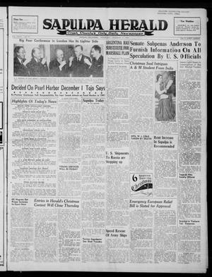 Sapulpa Herald (Sapulpa, Okla.), Vol. 33, No. 91, Ed. 1 Wednesday, December 17, 1947