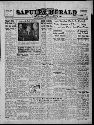 Sapulpa Herald (Sapulpa, Okla.), Vol. 25, No. 138, Ed. 1 Tuesday, February 13, 1940