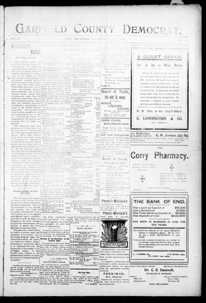 Primary view of object titled 'Garfield County Democrat. (Enid, Okla.), Vol. 7, No. 31, Ed. 1 Thursday, July 7, 1904'.
