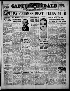 Sapulpa Herald (Sapulpa, Okla.), Vol. 24, No. 50, Ed. 1 Saturday, October 29, 1938