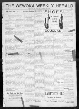 The Wewoka Weekly Herald (Wewoka, Indian Terr.), Vol. 2, No. 33, Ed. 1 Friday, January 18, 1907